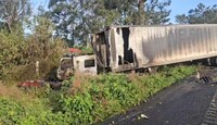 Los hechos ocurrieron sobre el kilómetro 101, entre Ciudad Guzmán y Cuatro Caminos en dirección a Colima