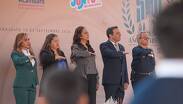 Libia Dennise, en ceremonia de los 500 años de la fundación de Acámbaro | Cortesía
