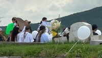 Tras la misa de cuerpo presente, Karla Margarita fue enterrada en el panteón Jardines del Tiempo