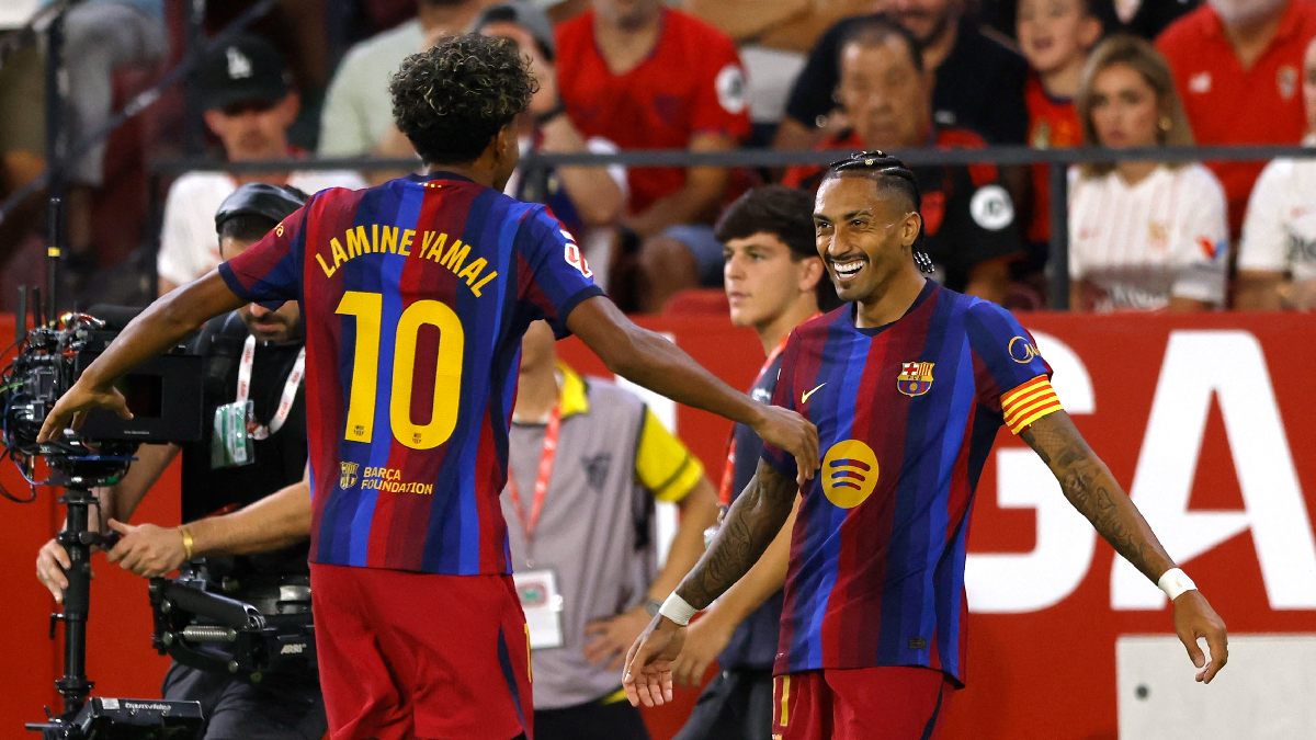Raphinha es el actual goleador de LaLiga con 12 anotaciones / Reuters