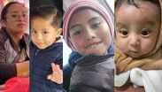Ficha oficial de búsqueda distribuida por las autoridades para la localización de Andrea González Vázquez y sus tres hijos | Comisión de búsqueda