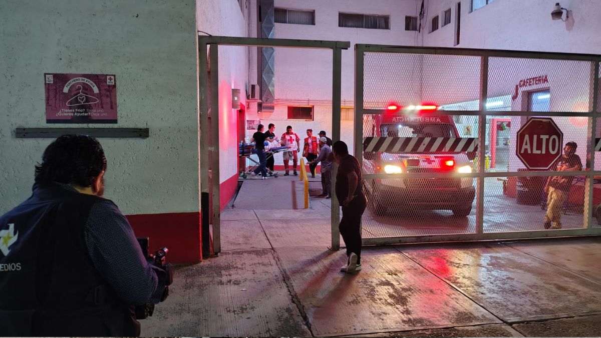 Instalaciones de la Cruz Roja en Torreón, a donde el paciente llegó en auto particular tras el incidente en el anexo "Sinaí" en La Merced.