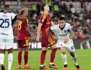 Lautaro Martínez marcó un doblete en el empate de Roma vs Inter en la Serie A / Reuters