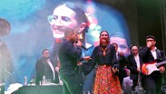 Durante su mensaje, la presidenta municipal recordó a las y los héroes de la Independencia