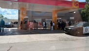 El operativo continuó en otra estación sobre el cruce de las calles Escobedo y Abasolo.