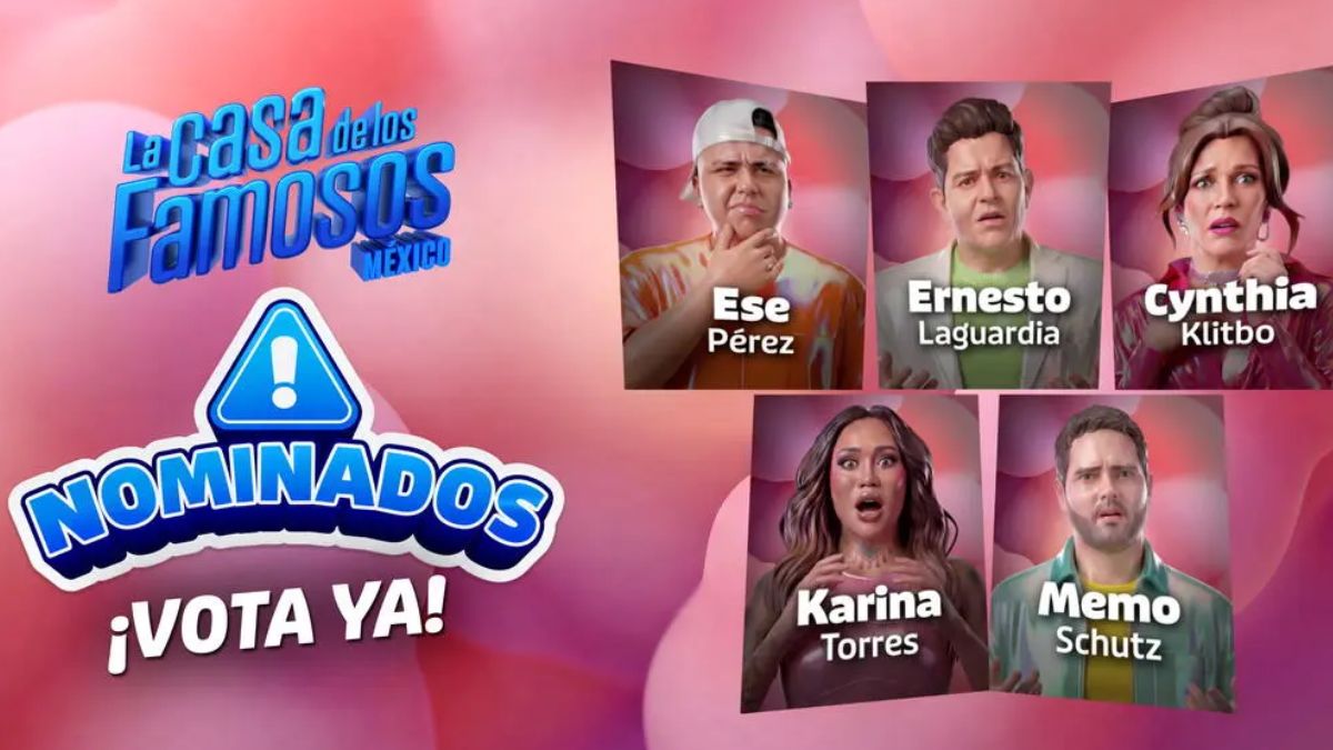 Tras la salvación de Mariana Ochoa, cinco nominados buscan evitar la expulsión en vivo por Las Estrellas.