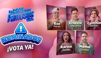 Tras la salvación de Mariana Ochoa, cinco nominados buscan evitar la expulsión en vivo por Las Estrellas.