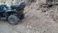 César Alberto, de 12 años, perdió la vida luego de que la cuatrimoto en la que viajaba volcara en terrenos de un fraccionamiento de Cadereyta.
