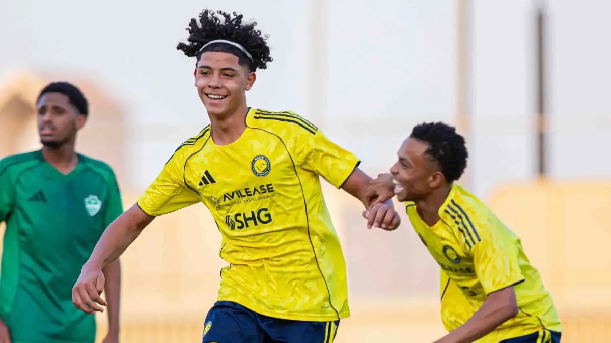 Cristiano Ronaldo Jr. juega en las categorías juveniles del Al-Nassr