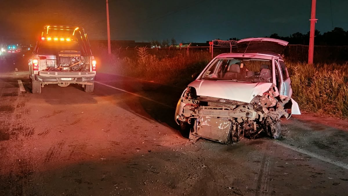 El joven fue trasladado en estado de regular a grave hasta un puesto de socorros