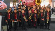 40 niños y jóvenes músicos integraron la delegación de la Banda Sinfónica Infantil de Tlaxiaco que viajó al Vaticano | Secretaría de Turismo Oaxaca