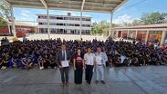 Personal de la Fiscalía General de Justicia de Nuevo León impartió pláticas de prevención de violencia y seguridad para estudiantes.