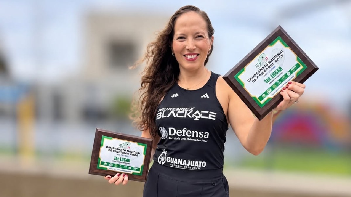 Samantha Salas es la primera mexicana en ganar el Campeonato Mundial de Racquetball en 2004 / Instagram