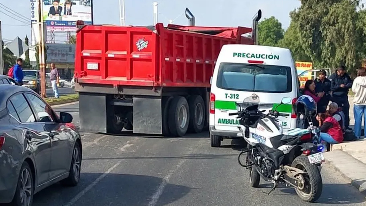 Accidente en la carretera México-Pachuca deja 12 personas lesionadas