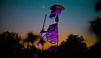 Artistas locales elaboran catrinas monumentales basadas en la cosmovisión prehispánica para vestir a Atlixco