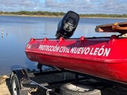 Los Axolotes realizaron las maniobras para asegurar el cuerpo y posteriormente lo trasladaron hasta la orilla.