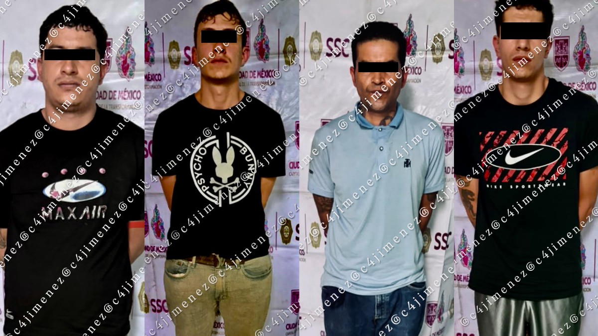 En CdMx, detienen a cuatro ligados a robo estimado en 3.5 mdp en Saltillo.