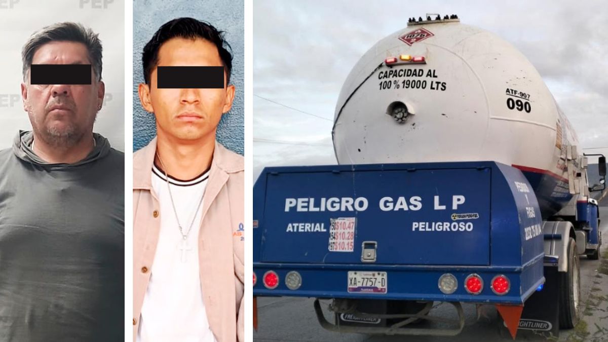Elementos de la SSP de Puebla aseguraron dos pipas cargadas con gas LP de origen no acreditado durante intervenciones en Tepeaca | Fiscalía Puebla
