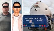Elementos de la SSP de Puebla aseguraron dos pipas cargadas con gas LP de origen no acreditado durante intervenciones en Tepeaca | Fiscalía Puebla