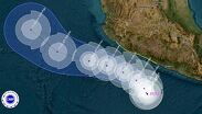 El Huracán Polo avanza a ritmo lento, prolongando sus efectos en varios estados. | Centro Meteorológico del Pacífico