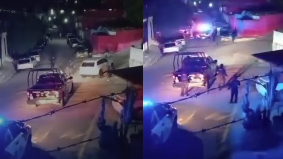 Este incidente ocurrió la noche del domingo en la calle Elvira Rentería