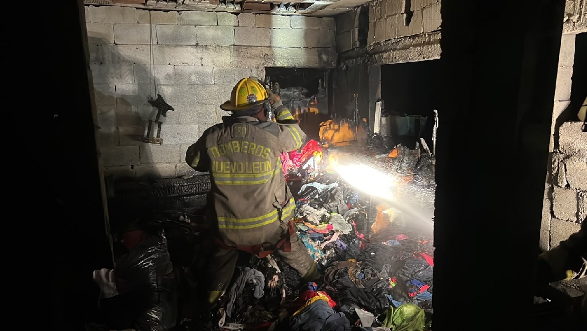 La vivienda fue declarada inhabitable tras el incendio.