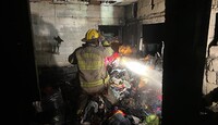 La vivienda fue declarada inhabitable tras el incendio.