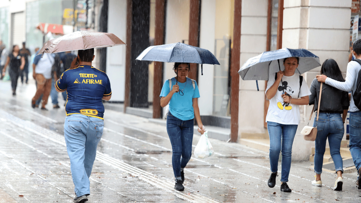 Lluvia en Monterrey