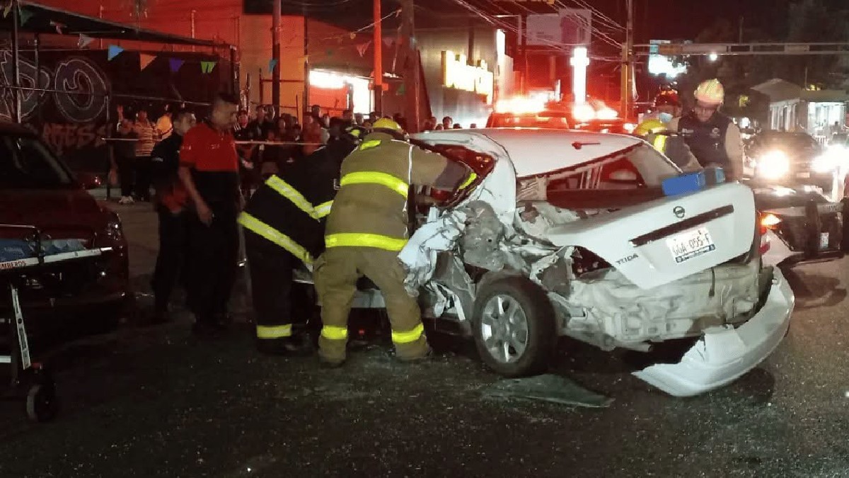 El accidente se reportó durante la noche de este martes 22 de septiembre.