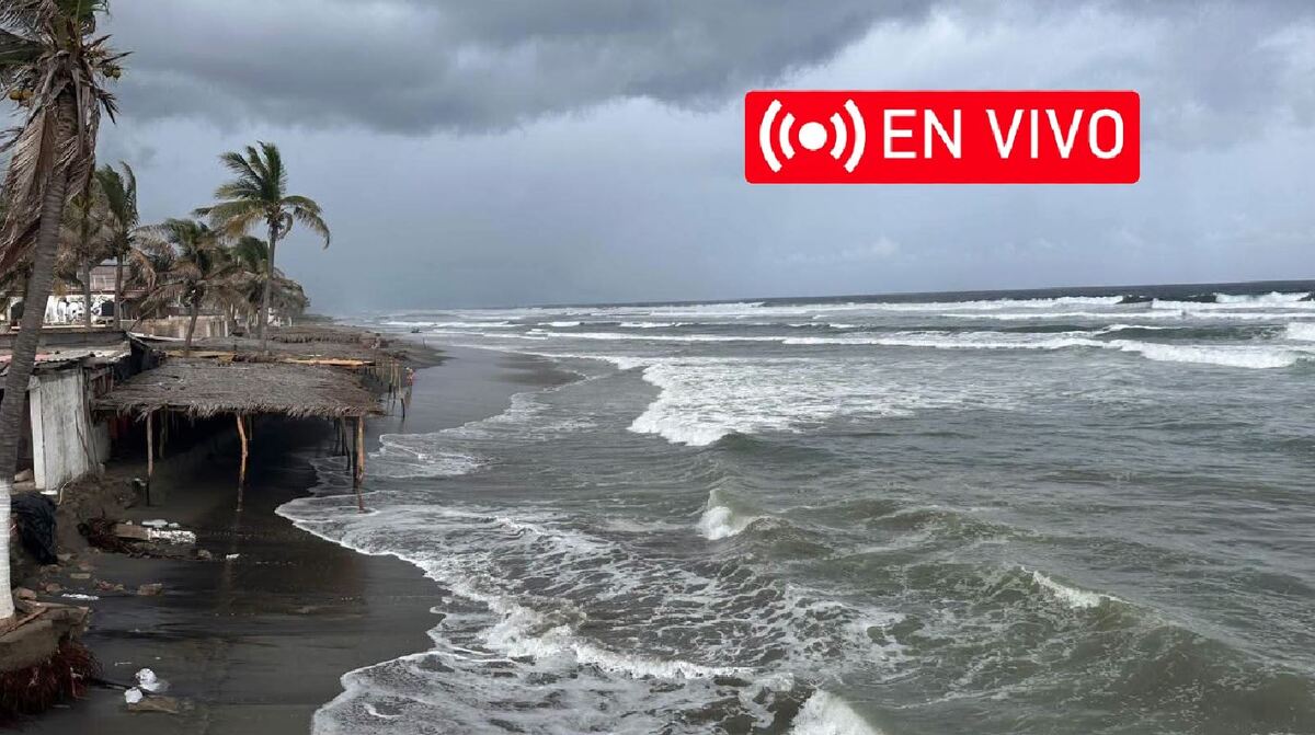 El huracán se despliega al noroeste del país.