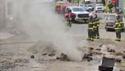 La fuga fue debido a trabajos de la empresa gasera que afectaron una tubería de dos pulgadas de diámetro