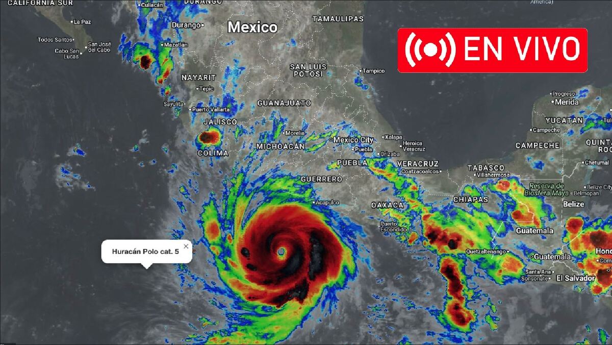 El huracán se mantiene estacionado, provocando fuertes lluvias en Guerrero, Michoacán y Jalisco. | Centro Meteorológico del Pacífico