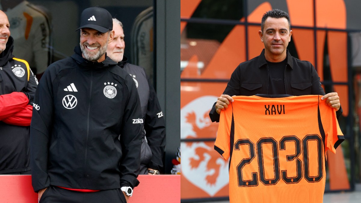 Jürgen Klopp dirigió anteriormente al Liverpool de Inglaterra, mientras Xavi Hernández al Barcelona de España / Reuters