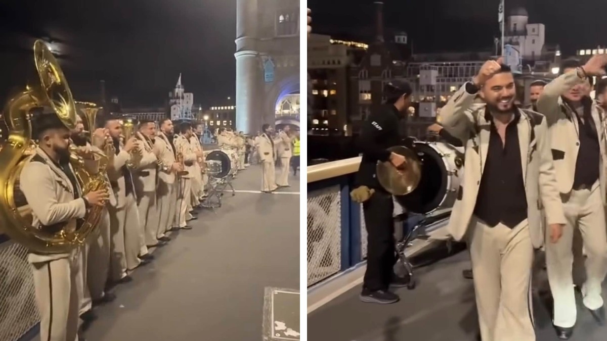 Lejos de molestarse, la agrupación compartió el video del momento en sus propias redes sociales.