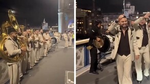 Lejos de molestarse, la agrupación compartió el video del momento en sus propias redes sociales.