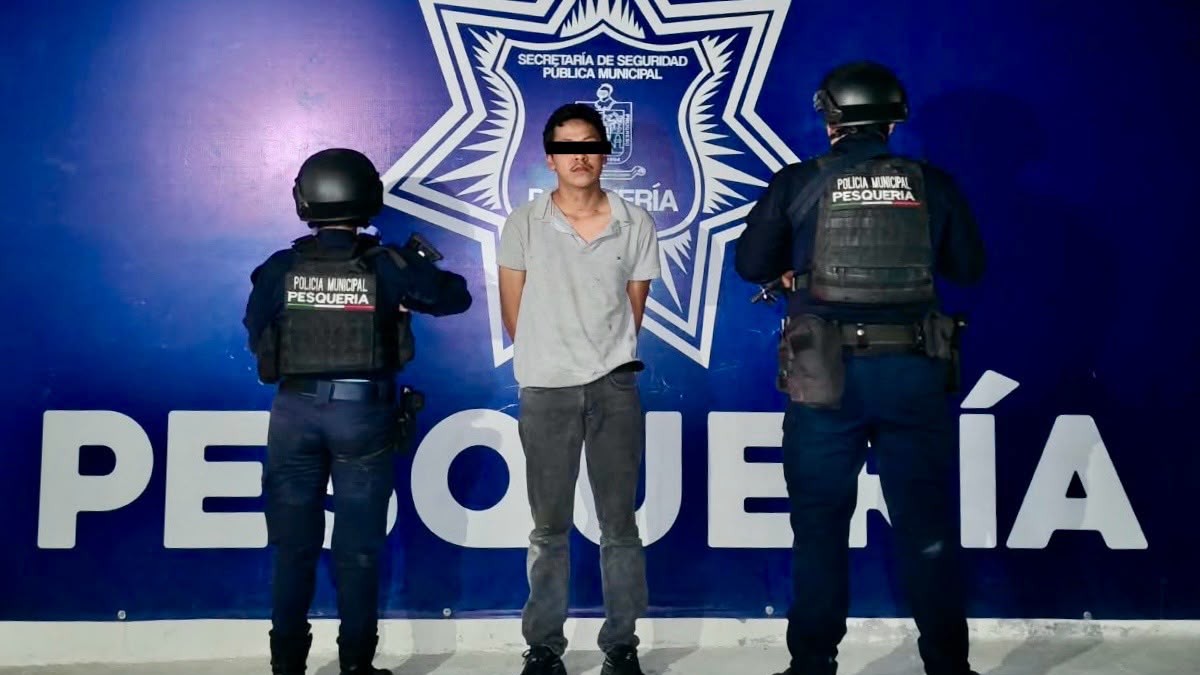 Los oficiales desarmaron al agresor y procedieron con la detención de Luis “N”