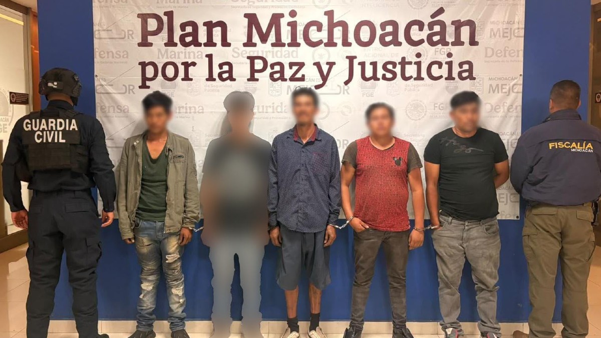 En el operativo también fue localizado un adolescente, a quien se le encontraron dos cartuchos de armas de fuego