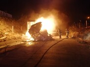 Bomberos rescataron al operador, quien sufrió quemaduras en aproximadamente el 90 por ciento de su cuerpo, sin embargo luego falleció.