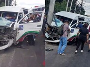 Combi choca contra un poste en El Vigilante y deja 8 heridos. | Protección Civil Tlalnepantla