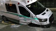 Detienen a conductor de ambulancia del IMSS por manejar ebrio y chocar en Azcapotzalco.
