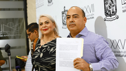 Iniciativa en la Oficialía de partes del Congreso del estado, sobre fraudes inmobiliarios en NL