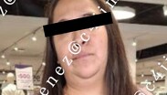 La mujer se llevó varias prendas de vestir