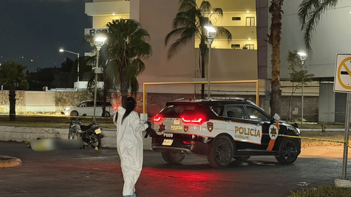 Muere hombre a balazos en Gudalupe NL