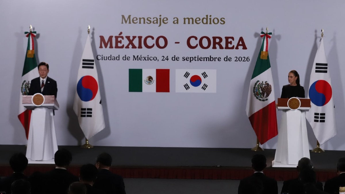 Presidenta de México, Claudia Sheinbaum y Lee Jae-Myung, presidente de Corea del Sur