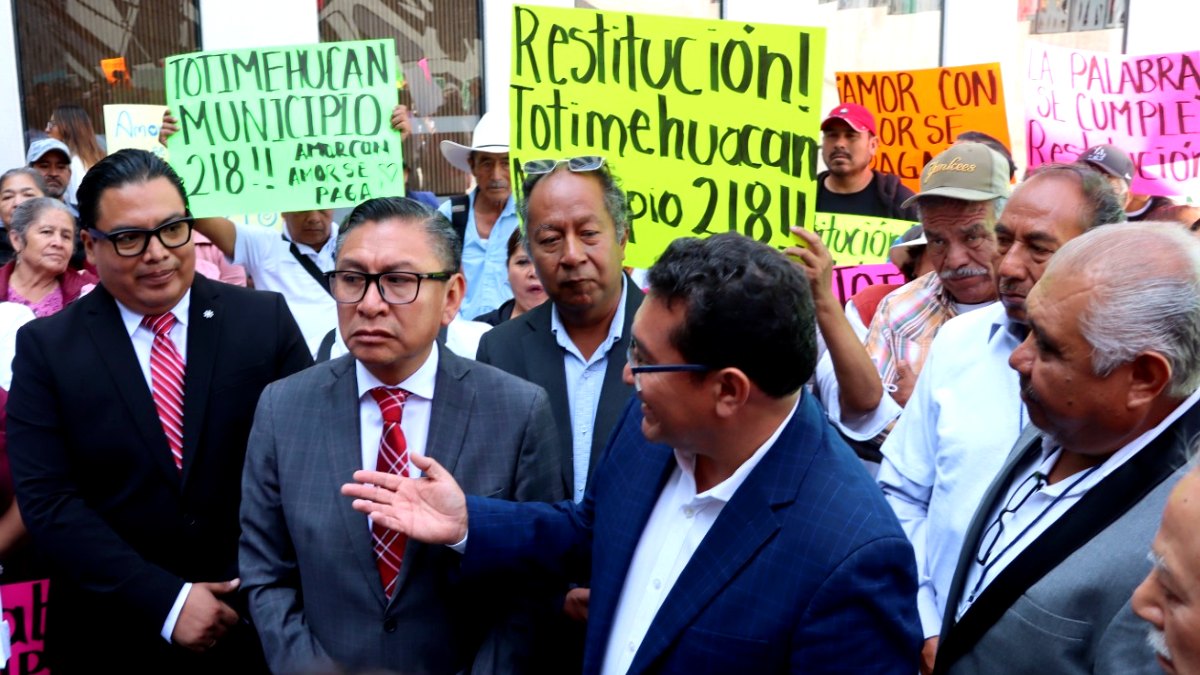 La restitución al nivel de municipio fue una de las promesas de campaña de Alejandro Armenta hacia San Francisco / Cortesía: Congreso de Puebla