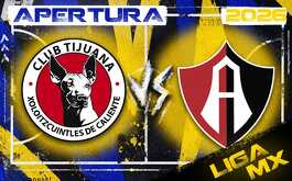 Tijuana y Atlas se enfrentan por la jornada 9 del Apertura 2026 de la Liga MX.
