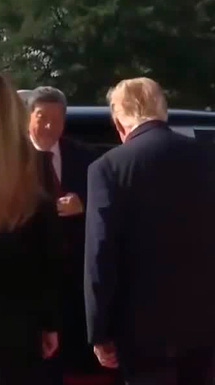 Trump recibe a Xi Jinping en la Casa Blanca