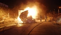 Bomberos rescataron al operador, quien sufrió quemaduras en aproximadamente el 90 por ciento de su cuerpo, sin embargo luego falleció.