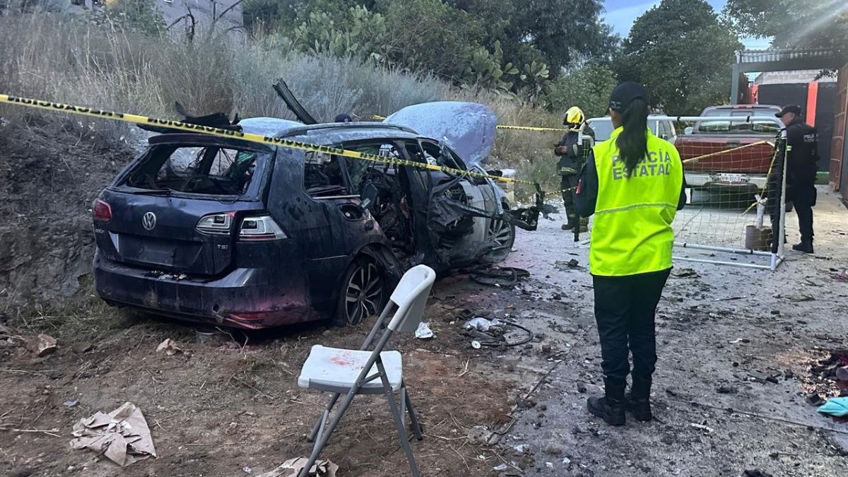 Tras la explosión en Cuautitlán Izcalli donde un menor perdió la vida el área permanece acordonada. | PC Cuautitlán Izcalli