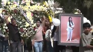 Familiares y amigos dieron el último adiós a Joselyn y Juan Carlos antes de ser sepultados.